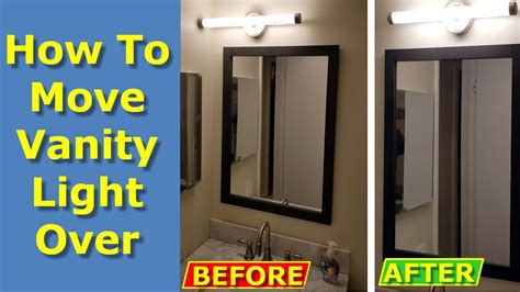 lights for off center vanity